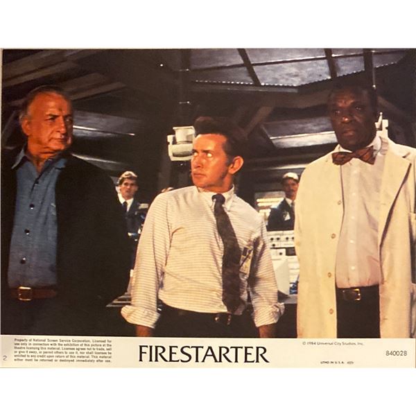 Firestarter original 1984 vintage lobby card