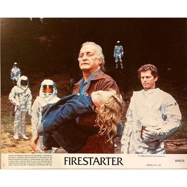 Firestarter original 1984 vintage lobby card