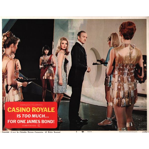 Casino Royale original 1967 vintage lobby card