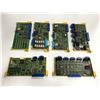 Image 1 : LOT OF (6) FANUC CIRCUIT BOARDS *PART #'S PICTURED*