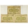 Image 2 : 3 PIECES OF JAPANESE 50 SEN (WWII ERA)