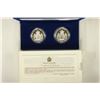 Image 2 : 1996 SAN MARINO 2 COIN SILVER PROOF SET