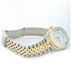 Image 9 : Rolex Mens 2 Tone Tahitian MOP Diamond 36MM Datejust Wristwatch Oyster Perpetual