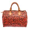 Image 1 : Louis Vuitton Red Graffiti Speedy 30cm Satchel Bag