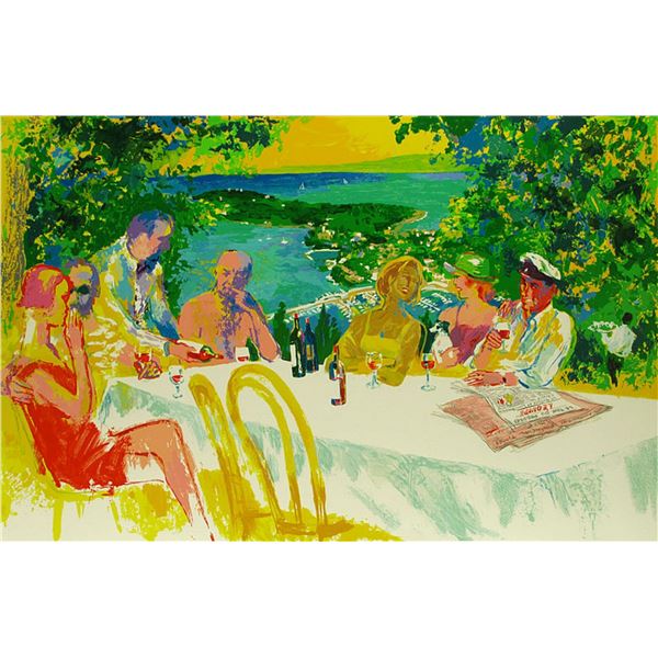 Leroy Neiman "WINE ALFRESCO"