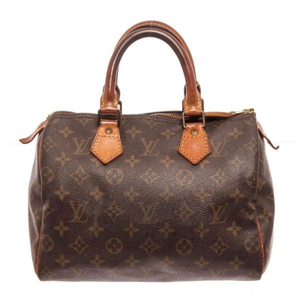 Louis Vuitton Brown Speedy 25cm Satchel Bag