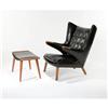 Image 1 : Hans J. Wegner "Papa" chair and ottoman (model no. AP 19)
