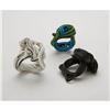 Image 1 : Gaetano Pesce Group of 3 Resin rings