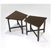 Image 1 : Edward Wormley Pair of trapazoid tables