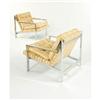 Image 2 : Milo Baughman Group of 4 lounge chairs