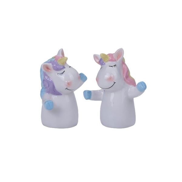 UNICORN SALT AND PEPPER SHAKERS