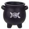 Image 1 : TRIPLE MOON CAULDRON PLANTER POT