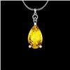Image 1 : Certified 31.85 Ctw I2/I3 Lemon Topaz And Diamond 10K W