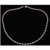 Certified 12.50 Ctw Diamond Necklace For Ladies 18K Ros