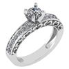 Certified 0.79 Ctw Diamond Wedding/Engagement Style 14K