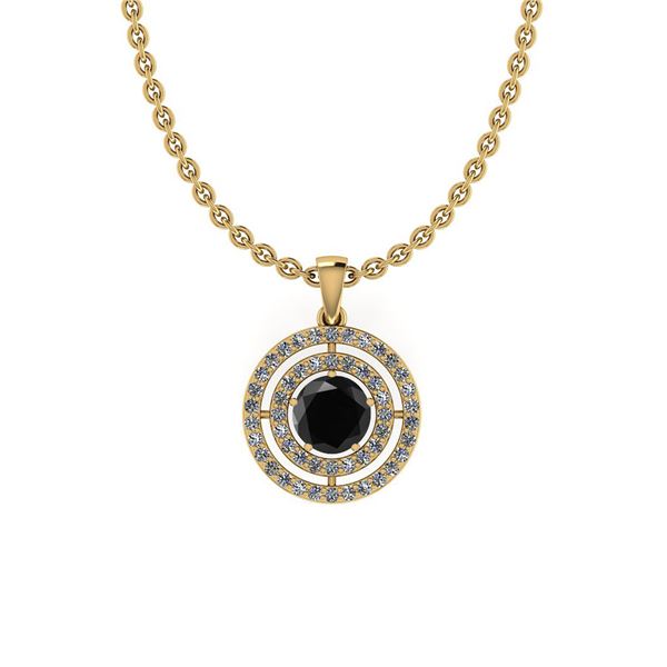 Certified 1.95 Ctw I2/I3 Treated Fancy Black and White