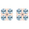 Image 1 : Certified 2.07 Ctw Blue Topaz And Diamond SI1/SI2 14K R