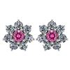 Image 1 : Certified 1.86 Ctw Pink Tourmaline And Diamond 14k Whit
