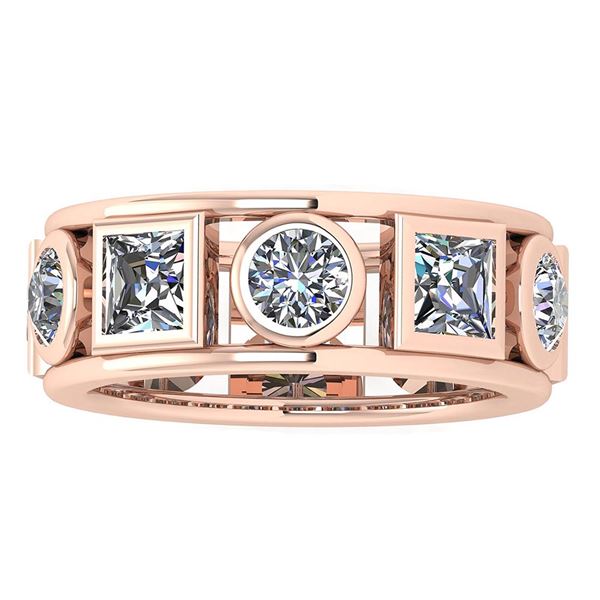 Certified 3.10 Ctw Diamond Wedding/Engagement Style 14K