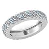 Image 1 : Certified 0.52 Ctw Aquamarine And Diamond 14k Yellow Go