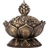 Image 1 : BRASS LOTUS CONE INCENSE HOLDER