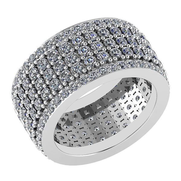 Certified 3.36 Ctw Diamond 14k Yellow Gold Halo Band