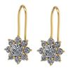 Image 1 : Certified 1.86 Ctw Diamond I1/I2 Simple Earrings 14K Go