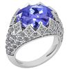 Image 1 : Certified 7.81 Ctw Tanzanite And Diamond VS/SI1 Unique