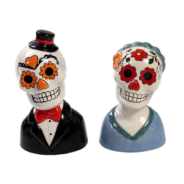DAY OF THE DEAD SALT & PEPPER SHAKER