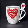 Image 1 : YOU STIR MY BLOOD MUG AND SPOON SET