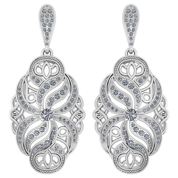 Certified 1.18 Ctw Diamond Wedding/Engagement Style 14K