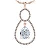 Image 1 : Certified 4.53 Ctw White Aquamarine And Diamond I2/I3 1