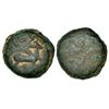 Ancient India: Post-Mauryan tribal republics, Yaudheyas, cast coin of 'Bahudhanyaka' type, 1.89g.