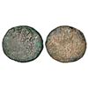 Ancient India: Tribal republican coinage in post-Mauryan North India, copper coin, 3.79g.