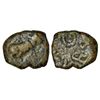 Medieval India: Rashtrakutas of Gujarat (Lata), unattributed copper coin, (700-800 AD), 1.44g.