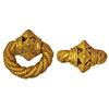 Medieval India: Gold Ear-ring (10-11th century AD), made with thick and solid gold wire, 8.72g.