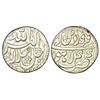 Mughals: Akbar (1556-1605 AD), silver rupee, Lahore mint, Farwardin 44, KM 93.11, 11.38g, broad flan