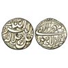 Mughals: Akbar (1556-1605 AD), silver ½ rupee, Lahore mint, Mihr 41, KM 66.3, 5.67g.