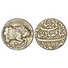 Mughals: Jahangir (1605-1627 AD), silver zodiacal rupee, Taurus, Ahmadabad, AH 1027/RY 13, 11.36g.