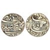Mughals: Jahangir-Noor Jahan (1623-1627 AD), silver ½ rupee, Ahmadabad, AH 1034, KM 167.3, 5.51g.