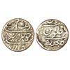 Mughals: Aurangzeb (1658-1707 AD), silver ¼ rupee, Golkunda mint (fully visible), KM C293.1, 2.30g.