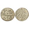 Mughals: Kam Bakhsh (1707-1708 AD), silver rupee, Gokak mint, RY Ahd, KM 336.4, 11.24g.