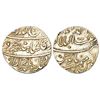 Mughals: Rafi ud-Darjat (1719 AD), silver rupee, Zinat ul-Bilad Ahmadabad, RY Ahd, KM 405.1, 11.53g.