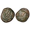 Independent Kingdoms: Marathas of Tanjore (Thanjavur), anonymous copper cash (1700-1750 AD), 3.11g.