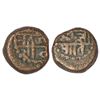 Independent Kingdoms: Marathas of Tanjore - copper heavy cash (Duddu),Chhatrapati Shivaji, 3.30g.