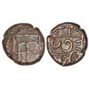 Independent Kingdoms: Marathas of Tanjore - copper heavy cash (Duddu),Chhatrapati Shivaji, 3.23g.