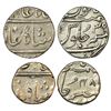 Independent Kingdoms: Nawab of Surat, silver coins (2), rupee, 11.38g & ½ rupee, 5.62g. (2 coins)