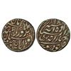 Princely States: Jodhpur, Sardar Singh (1895-1911 AD), copper ½ anna, Jodhpur mint, AD 1908, 20.30g.