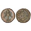 Princely States: Travancore, Uthram Thirunal Marthanda Varma (1847-1860 AD), copper 4 cash, 2.62g.