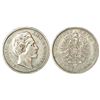 Foreign: German State-Bavaria, Ludwig II (1864-1886 AD), silver 5 mark, 1875, KM 896, 27.60g.